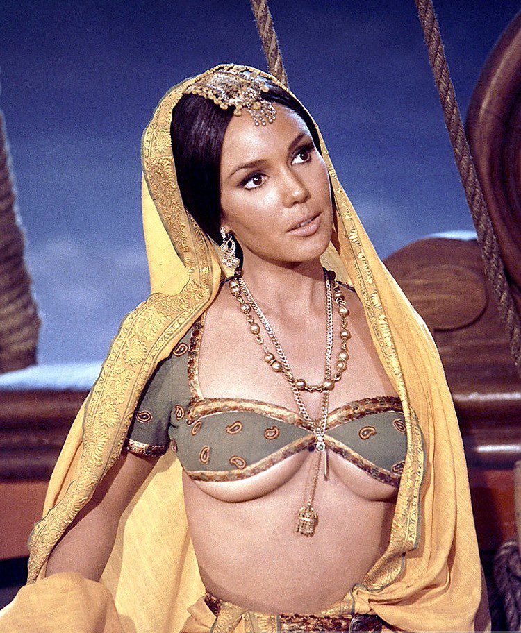 Mary Ann Mobley production still from The Kings Pirate 1967