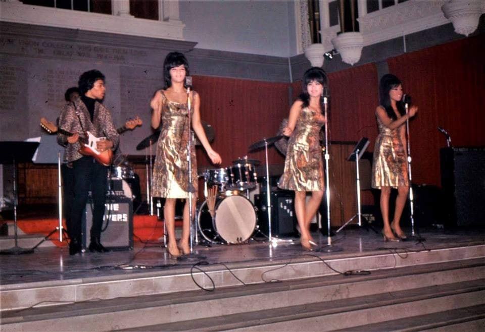 Then unknown Jimi Hendrix backing The Ronettes as a sideman.