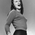 Nineteen-year-old Ann-Margret belts out a tune during a screen test for the movie State Fair in 1961.