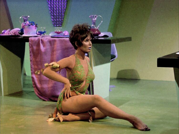 Yvonne Craig as Marta dancing on Star Treck