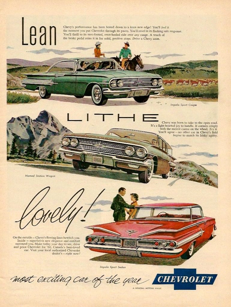 1960 Chevrolet Advertisement