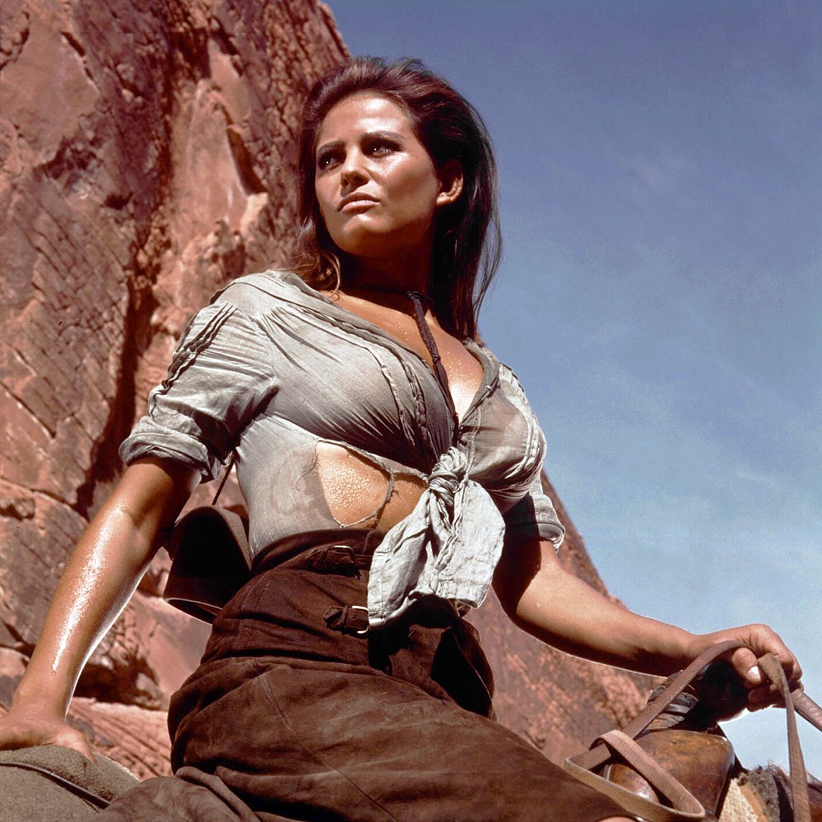 Claudia Cardinale : production still from Richard Brooks’s The Professionals (1966)