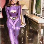 Yvonne Craig in her Batgirl costume.