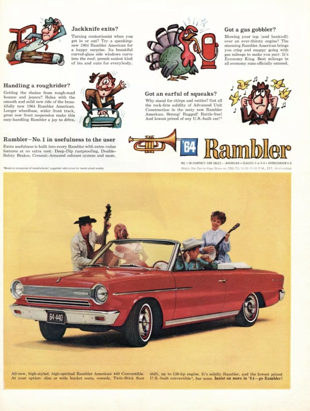 1964 American Motors AMC Rambler magazine advertisement