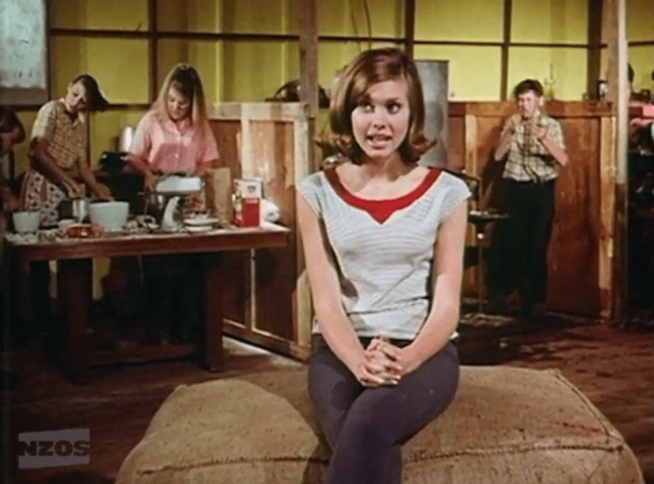 Olivia Newton-John makes her film debut in Funny Things Happen Down Under (1965)