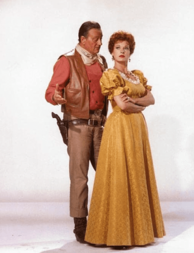 Maureen O'Hara and John Wayne in McLintock! (1963)