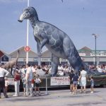 Sinclair Dinosaur Pavillion at the 1964 World’s Fair in Flushing, Queens