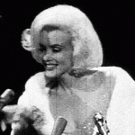 Marilyn Monroe performing at John F. Kennedy’s birthday celebration in New York City, May 19th, 1962