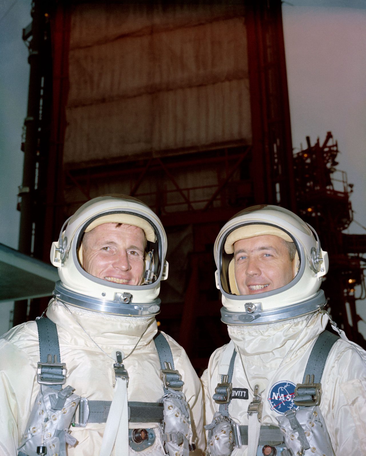 Gemini 4 astronauts Ed White and Jim McDivitt