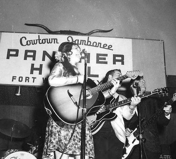 Loretta Lynn performing at Panther Hall in Ft Worth, Texas, 1960’s