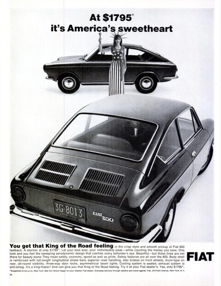 1967 Fiat 850 ad