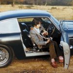 1968 Paul McCartney in his Aston Martin writing “Two of Us”