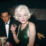 Marilyn Monroe wearing a green sequined Norman Norell dress at the 19th Golden Globe Awards on March 5th 1962.