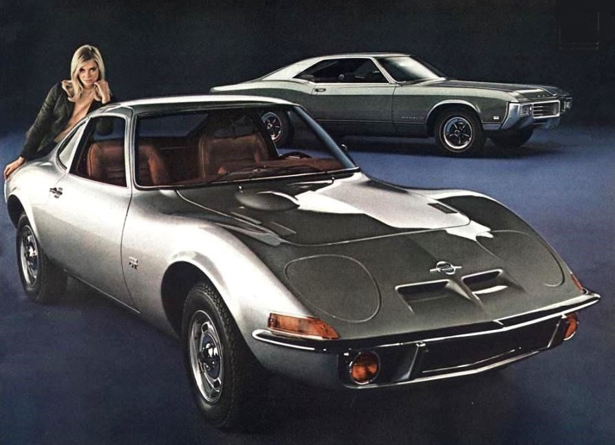 Opel GT and Buick Riviera GS (1969)
