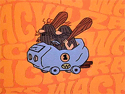 Wacky Races - The Slag Brothers and The Gruesome Twosome