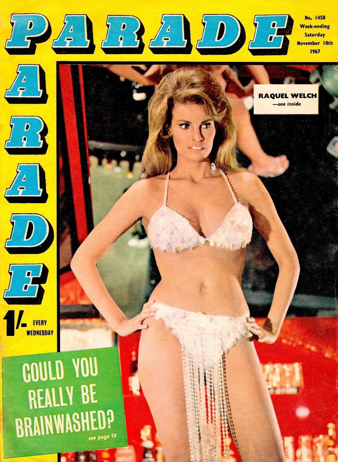 Parade 1967 - Raquel Welch on the cover