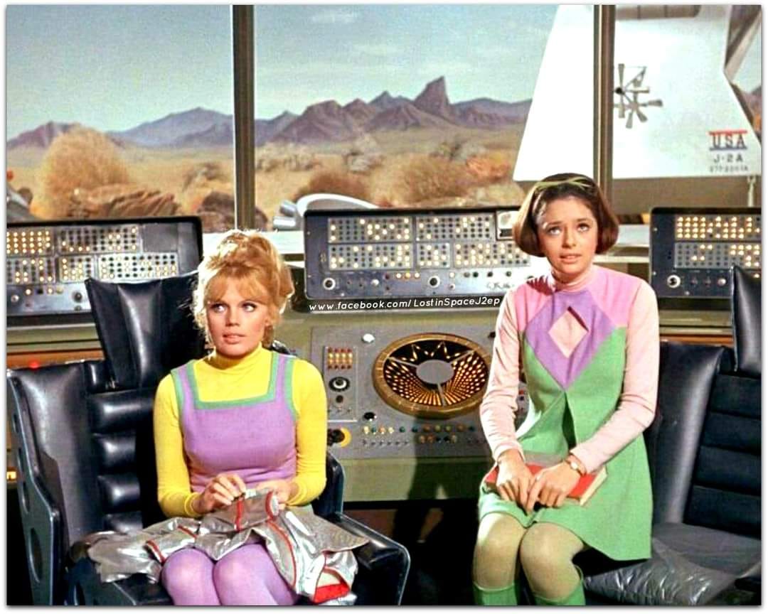 Marta Kristen and Angela Cartwright Lost in Space