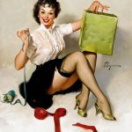 A Neat Package by Gil Elvgren, 1961