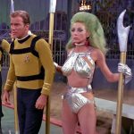 William Shatner, Angelique Pettyjohn in ‘The Gamesters Of Triskelion’- Star Trek Season 2, Episode 16, Aired January 5, 1968