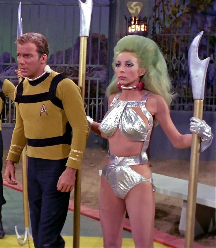 William Shatner, Angelique Pettyjohn in 'The Gamesters Of Triskelion'