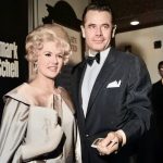 Glenn Ford and Connie Stevens attend at party in Los Angeles, California. circa 1961.
