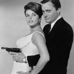 Senta Berger and Robert Vaughn in The Man from U.N.C.L.E. (1964)
