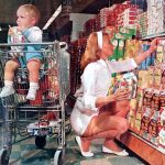 “A visit to the supermarket” photographed September 1964.