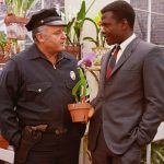 Rod Steiger and Sidney Poitier in IN THE HEAT OF THE NIGHT (1967)