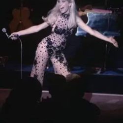 Sexy Barbara eden on stage