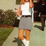 1967…Hiphugger skirt and Poorboy sweater.