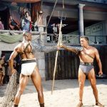 Woody Strode and Kirk Douglas in ‘Spartacus’ (1960).