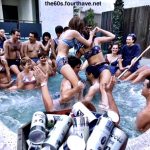 Wild pool party