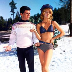 Frankie Avalon and Teri Garr