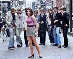 Mini skirt on the 1967 carnaby streetstreet