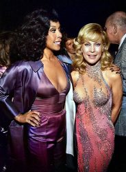 Diahann Carroll and Barbara Eden