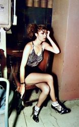 Susan Sarandon, early in her career, as a backup singer.