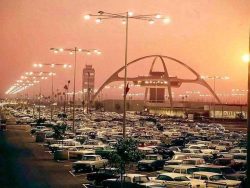 Vintage Los Angeles 1965 Early morning sunrise at LAX