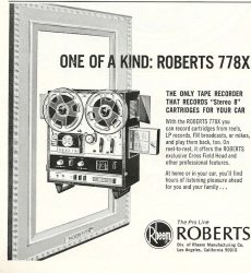 1969 Roberts Tape Recorder