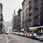 Greenwich Village, Washington Square Park in the Distance, New York, 1969.