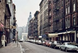 Greenwich Village, Washington Square Park in the Distance, New York, 1969.