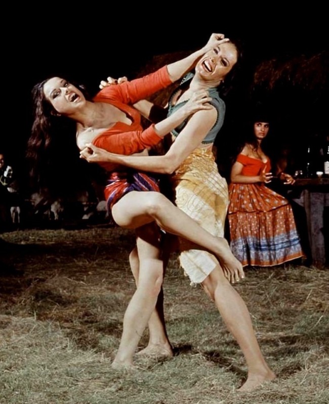 Aliza Gur as Vida and Martine Beswick as Zora - From Russia With Love (1963)