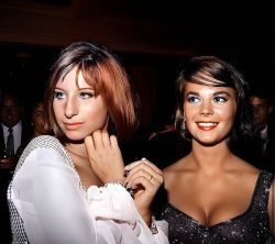 Barbara Streisand and Natalie Wood at the Cocoanut Grove in 1963 Barbara Streisand and Natalie Wood at the Cocoanut Grove in 1963