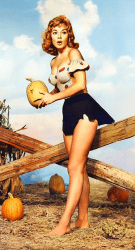 Leslie Parrish is getting ready for Halloween Leslie Parrish igetting ready for Halloween