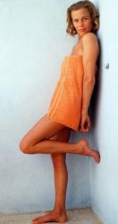 Yes-that-is-just-a-towel-Honor-Blackman-is-wearing