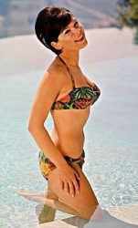 Yvone Craig posing in a bikini