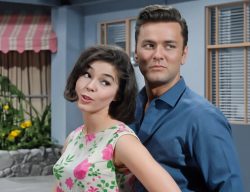 Yvonne Craig & Richard Davalos. 77 Sunset Strip (1963) Yvonne Craig & Richard Davalos. 77 Sunset Strip (1963).